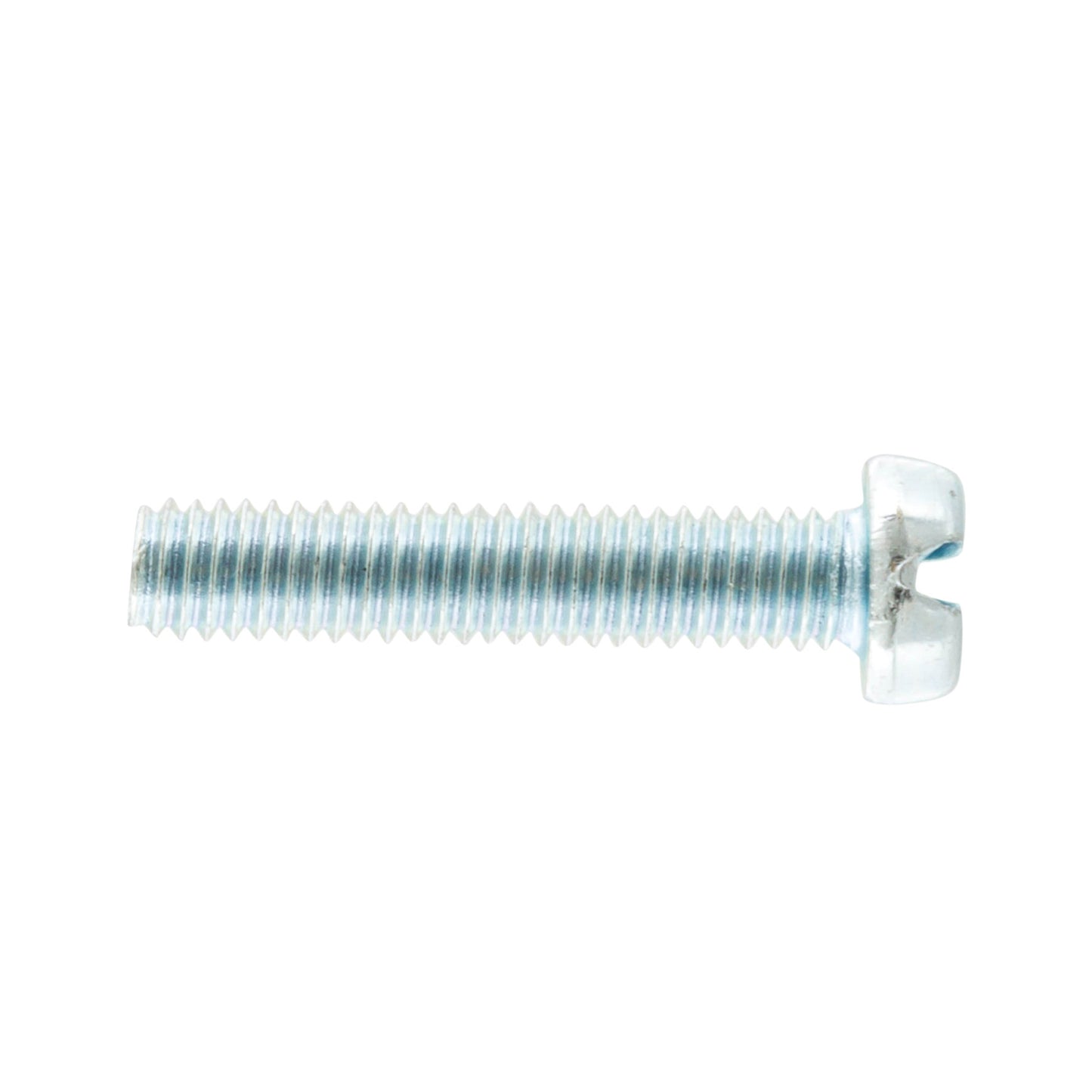 Metal screw, galvanized, cylinder head, DIN84A, M4 x 20 mm, bag of 10 pieces