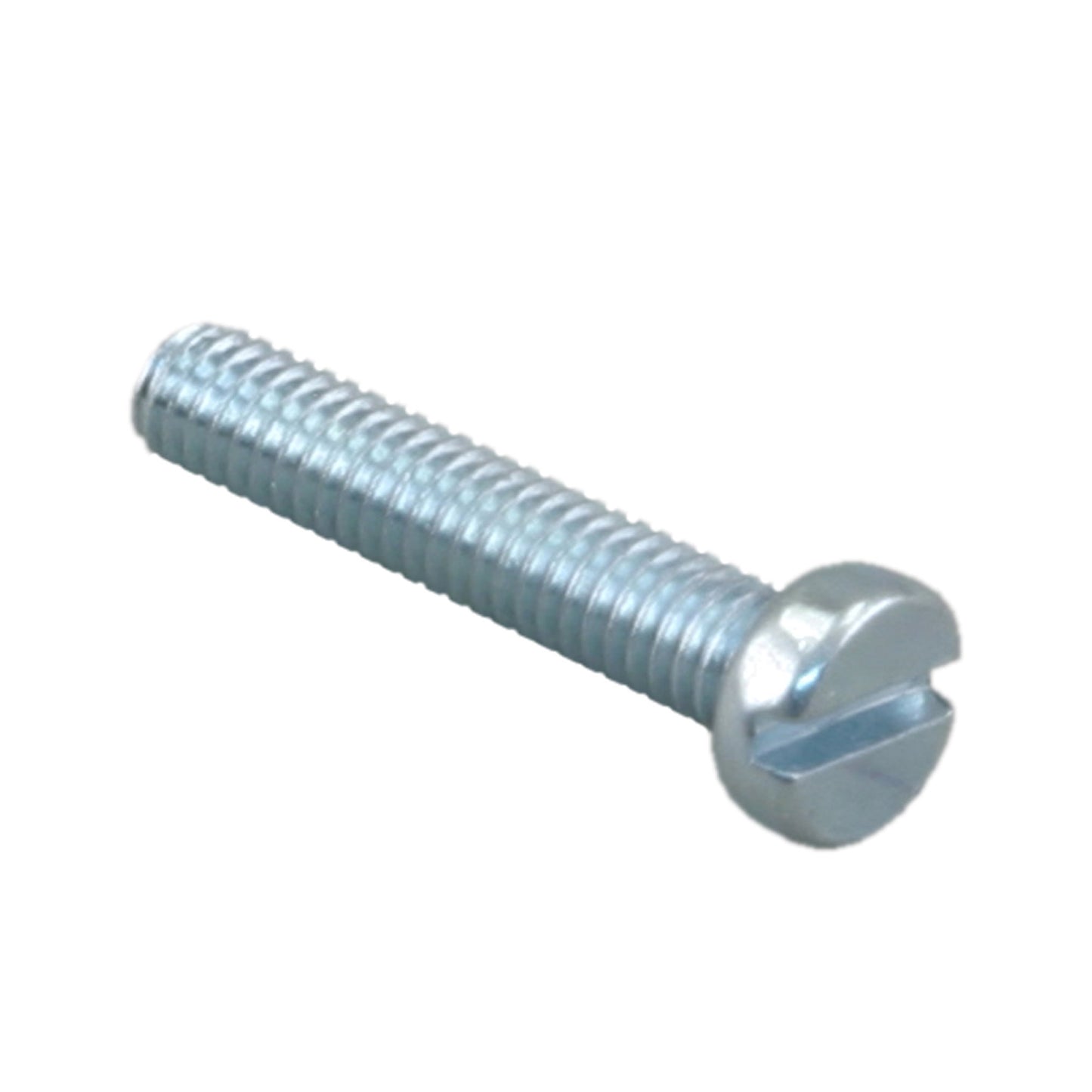 Metal screw, galvanized, cylinder head, DIN84A, M4 x 20 mm, bag of 10 pieces