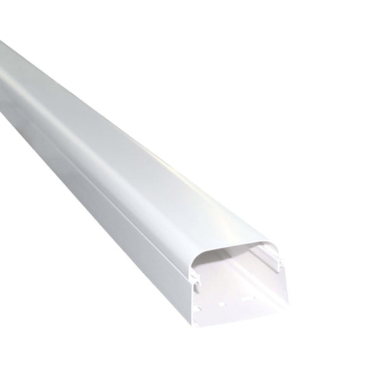Canalit duct trunking, PVC, l = 2 m, 90 x 65 mm, white