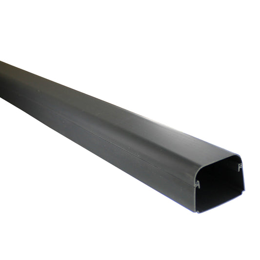 Canalit duct trunking, PVC, l = 2 m, 90 x 65 mm, anthracite