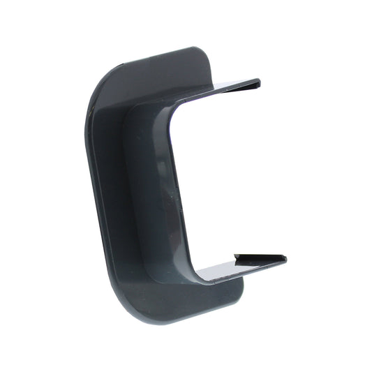 Canalit end piece for duct trunking, for ceiling and wall, PVC, 90 x 65 mm, anthracite