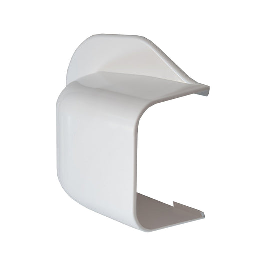 Canalit wall cover cap for duct trunking, PVC, 90 x 65 mm, white