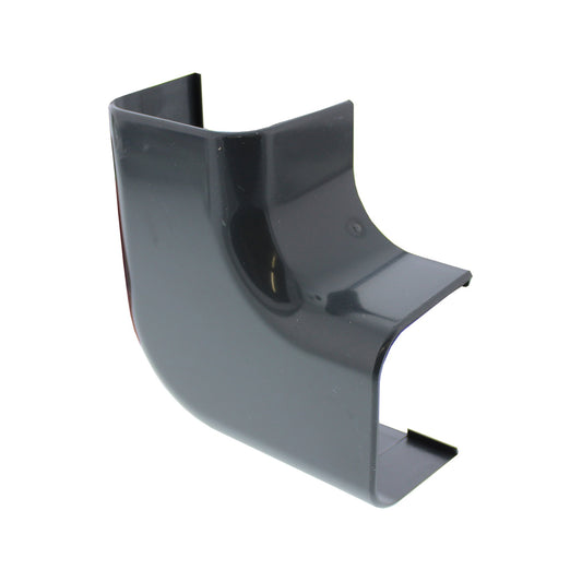 Canalit flat bend for duct trunking, PVC, 90 x 65 mm, anthracite