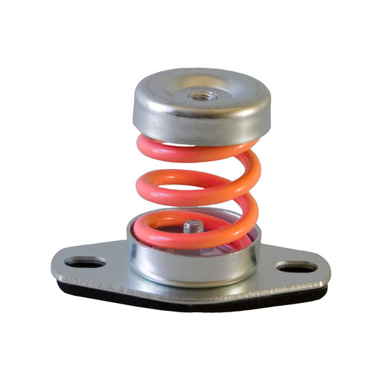 Canalit vibration isolator with spring foot, h = 70 mm, M8, 8 - 15 kg, pack of 2 pieces