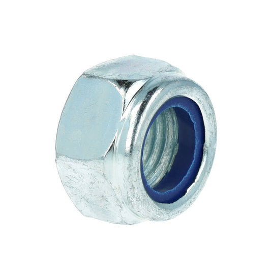 Steelies Ultimate lock nut with nylon washer, steel, galvanized, DIN 985/6-8, M16