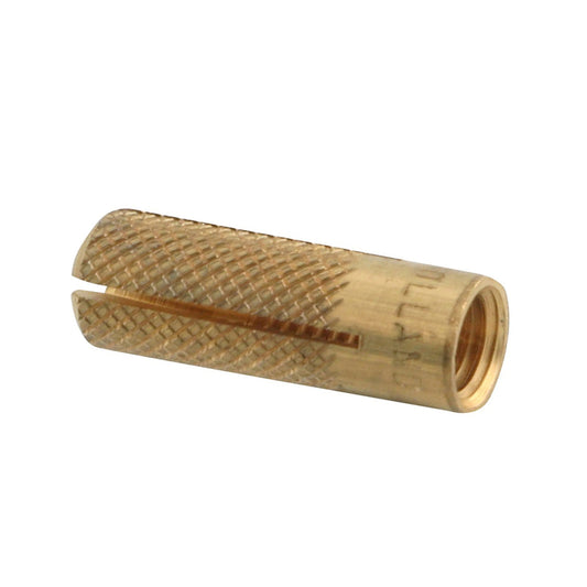 Walraven anchor plug, brass, M8 x 28 mm