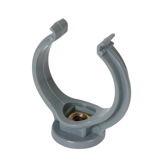 Nicoll pipe clamp, PP, light grey, 50 mm