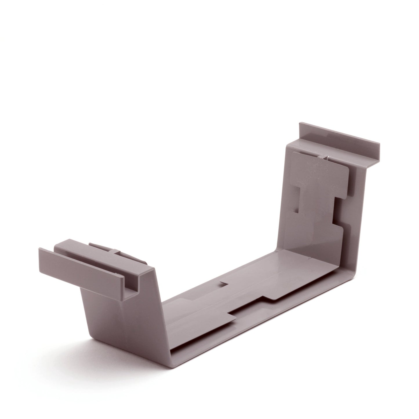 S-lon connecting piece for box gutter, PVC, type 180, grey