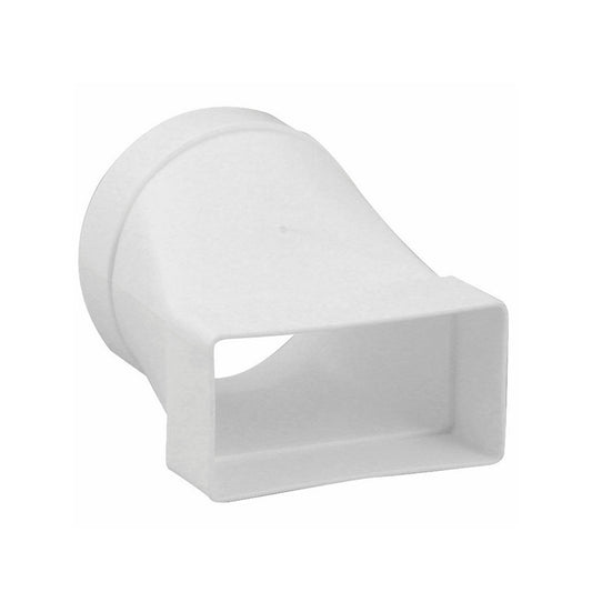Nedco transition piece for kitchen ventilation, socket x spigot, Ø 100 mm / 110 x 54 mm