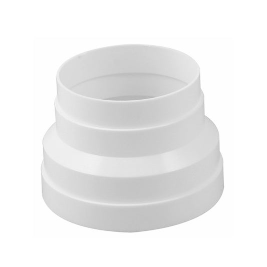 Nedco reducer for kitchen ventilation, PS, spigot x socket, Ø 100 - 125 mm