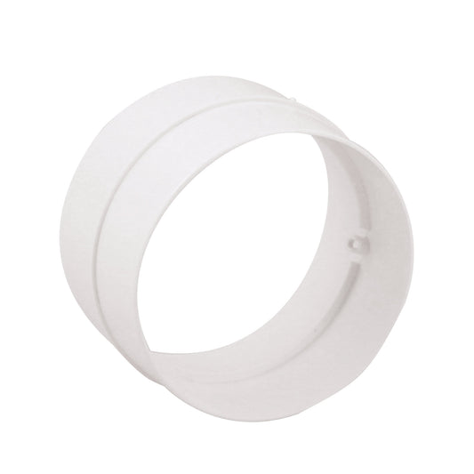 Nedco push-fit socket for flexible ventilation duct for kitchen ventilation, PVC, 2x spigot, 150 mm