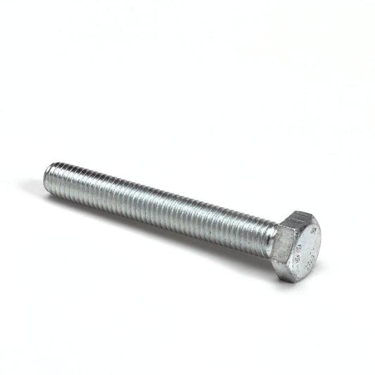Steel tap bolt, electrolytically galvanised, DIN 933, quality 8.8, M16 x 120 mm