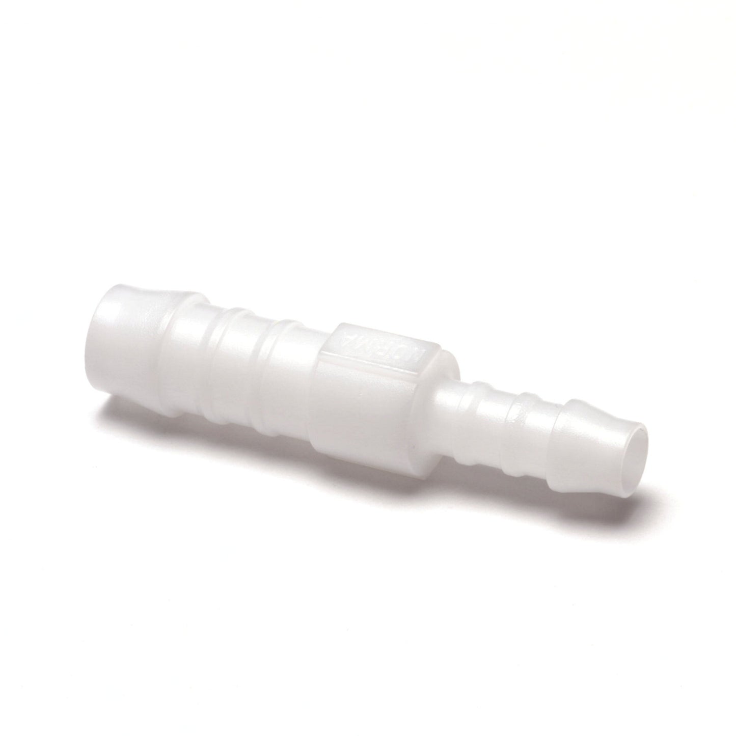 Normaplast reducing hose connector, 2x hose barb, 12 x 8 mm