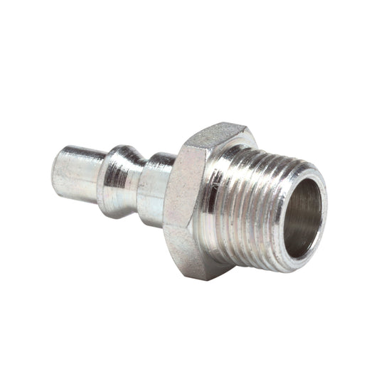 Plug-in nipple for quick coupling, male thread, galvanized steel, 3/8"