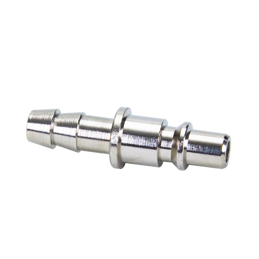 Plug-in nipple for quick coupling, hose barb, galvanized steel, 10 mm