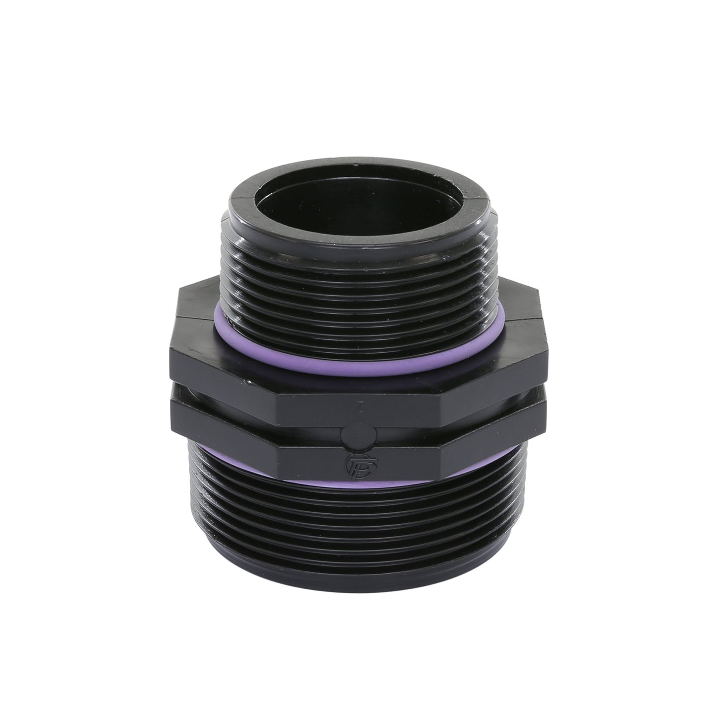 Self-Seal double reducing nipple, PP, 2x male thread, 6 bar, 1½" x 1¼"