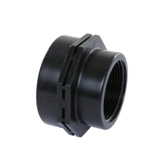 Self-Seal reducing socket, PP, 2x female thread, 6 bar, 2" x 1½"