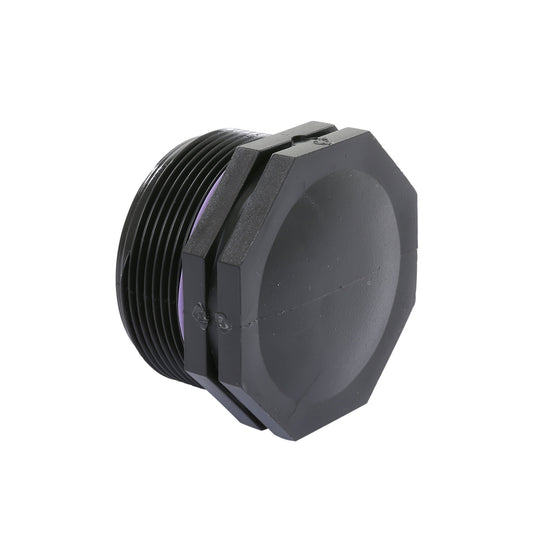 Self-Seal stopper with edge, pp, 1x male thread, 6 bar, ¾"