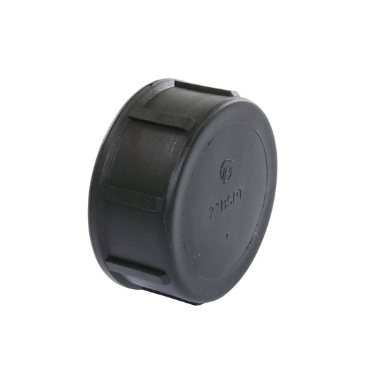 Self-Seal PP cap with rim, 1x female thread, 6 bar, 2"