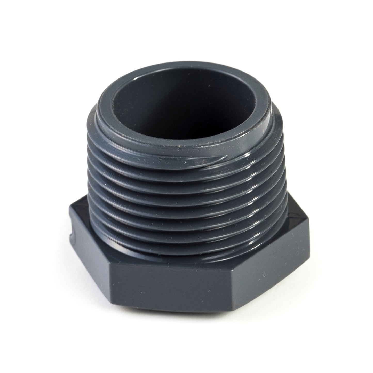 VDL threaded plug, PVC, 1x male thread, 16 bar, 3/8"