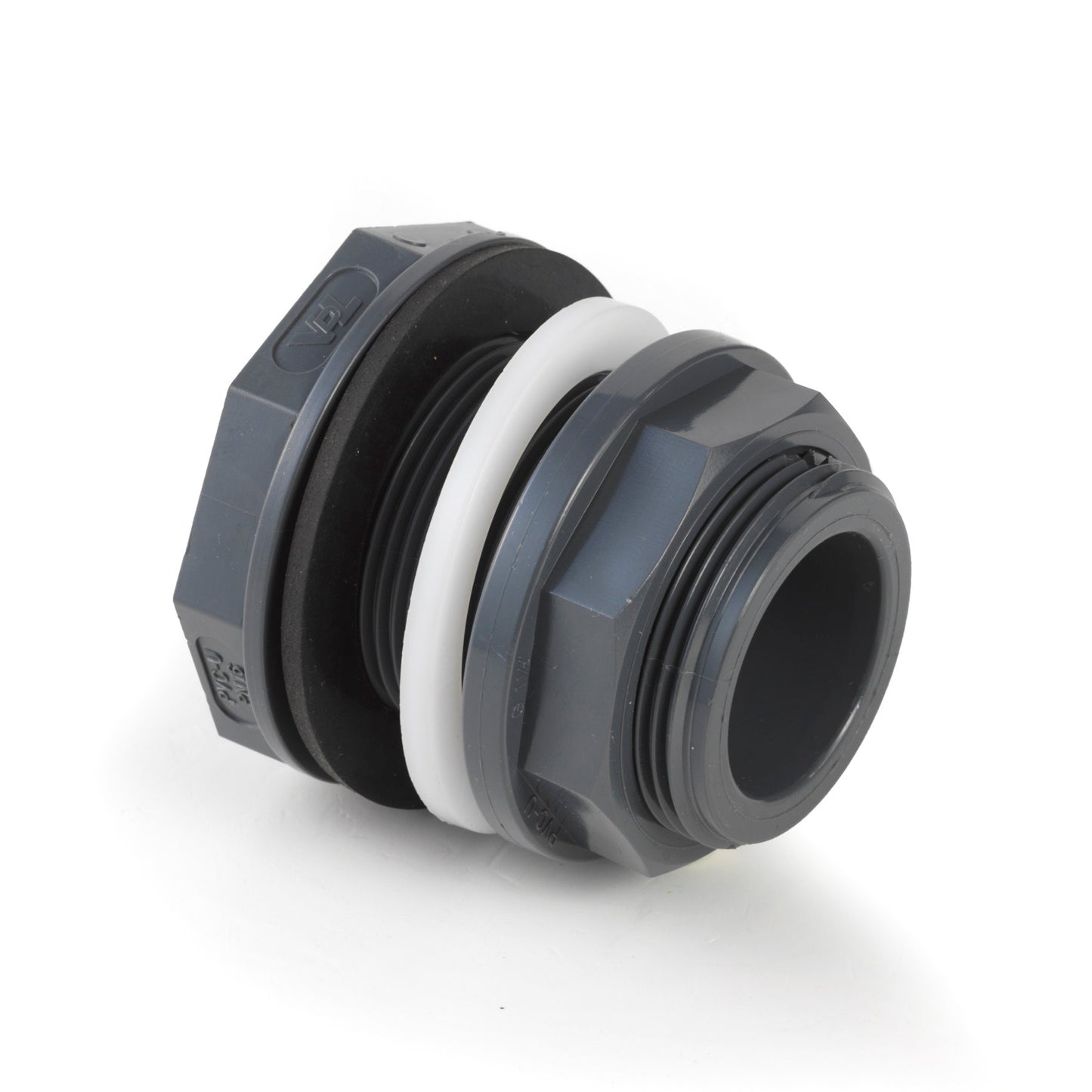 VDL reservoir coupling, PVC, external thread x internal glue, 1½" x 32 mm