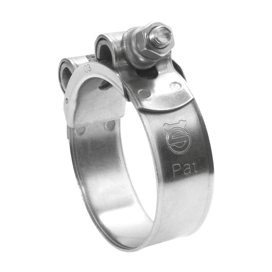 Mikalor heavy duty wide-band hose clamp, galvanized, 80 - 85 mm