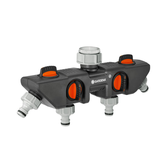 Gardena 4-way water distributor for ¾" and 1" taps, type 8194