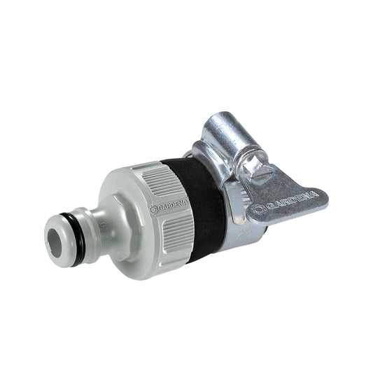 Gardena round tap connector for threadless tap, 14 - 17 mm