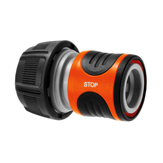 Gardena hose connector with water stop, Original System, ¾"