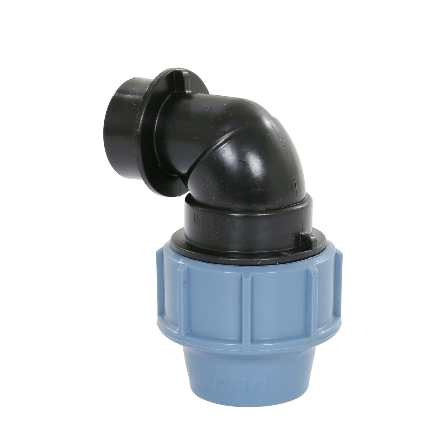 Unidelta elbow 90°, clamp x female thread, Kiwa, 16 bar, 32 mm x 1"