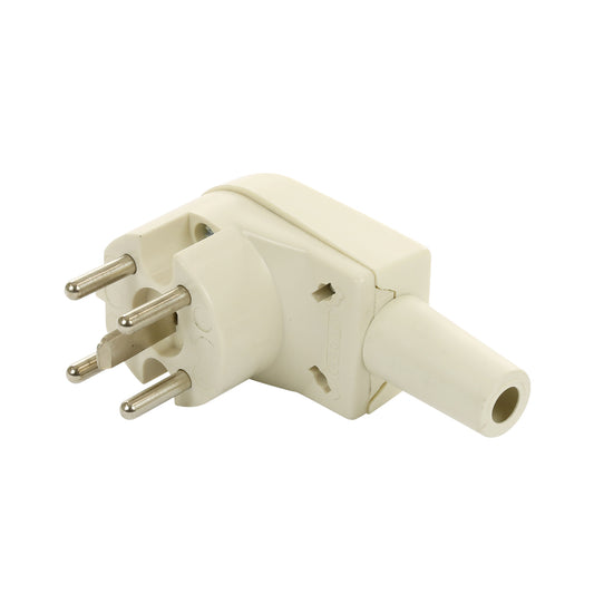 Perilex plug, 3-p+N+E, 16 A, IP21, angled