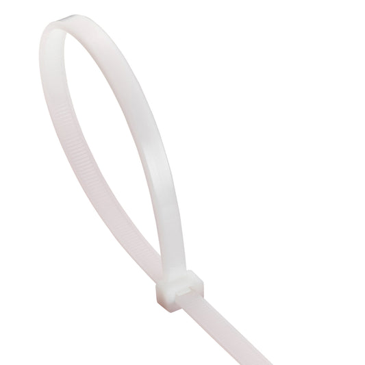 SapiSelco cable ties, transparent, l = 360 mm, w = 7.5 mm, bag of 100