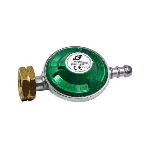 Hasmi pressure regulator, fixed, 30 mbar, Shell x hose nipple