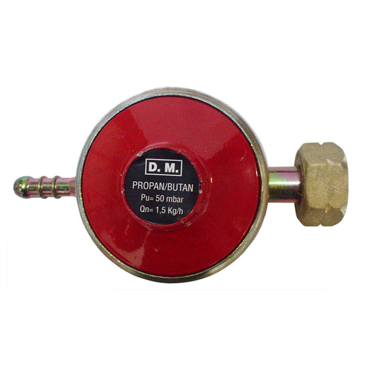 Hasmi pressure regulator, fixed, 50 mbar, Shell x hose nipple