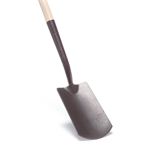 Talen Tools spade with neck, 160 x 275 mm, anthracite grey, hardened steel, fibreglass handle 76 cm