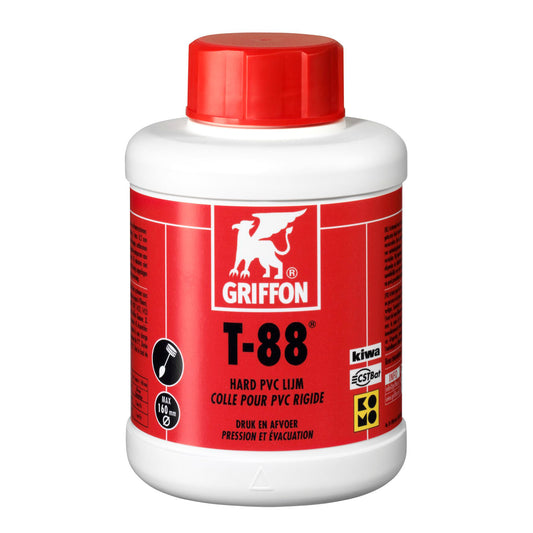 Griffon rigid PVC adhesive, T-88, 500 ml can