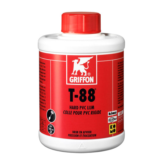 Griffon rigid PVC adhesive, T-88, 1000 ml can