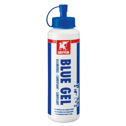 Griffon Blue Gel lubricant, 250 gram squeeze bottle