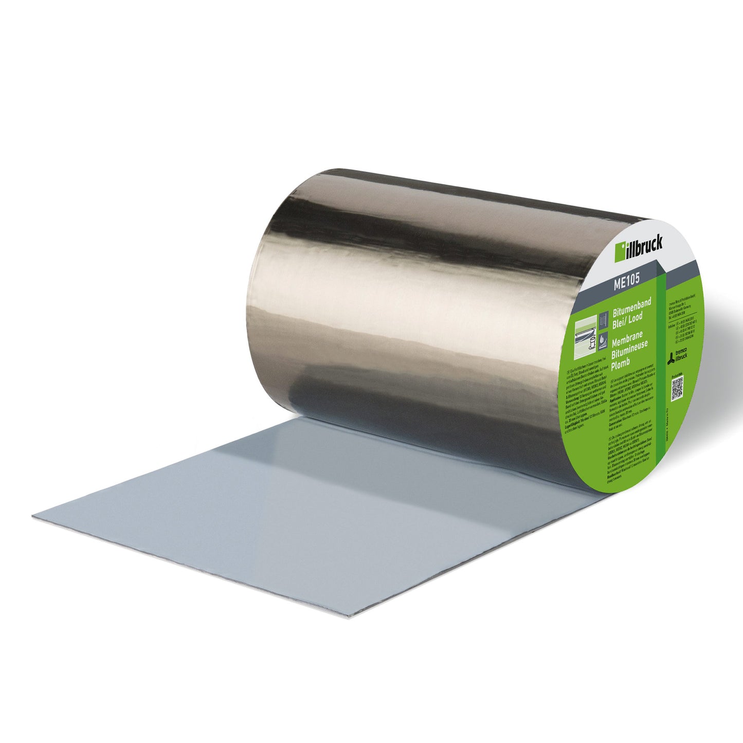 illbruck bitume tape lead, type ME105, 10 m roll, w = 5 cm