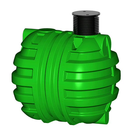 Rainwater tank, polyethylene, 8000 litres, 268 x 231 x 235 cm, incl. cover, underground