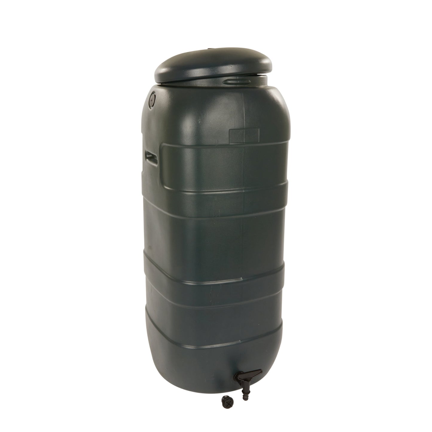 BeGreen mini rain barrel, PE, dark green, 100 litres, incl. black stand and tap